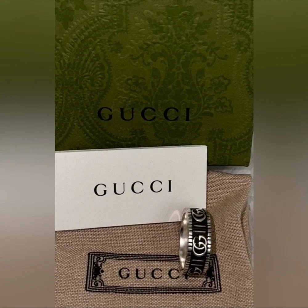 Beautiful 925 Gucci ring in box with dust bag 7/8 - Picture 6 of 6